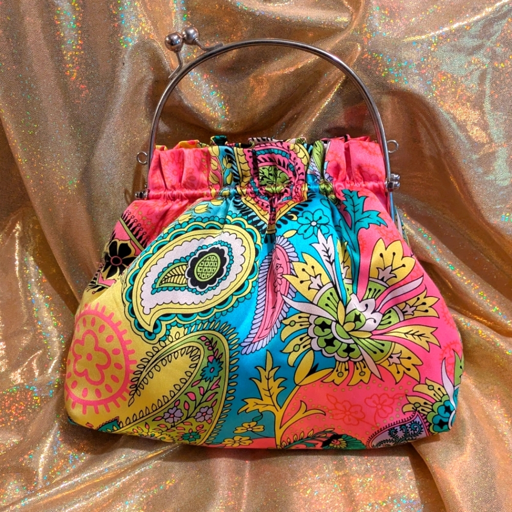 FORNASH Colorful Spring print Purse